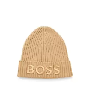 Image of Boss Boss Zaryan Beanie Womens - Beige