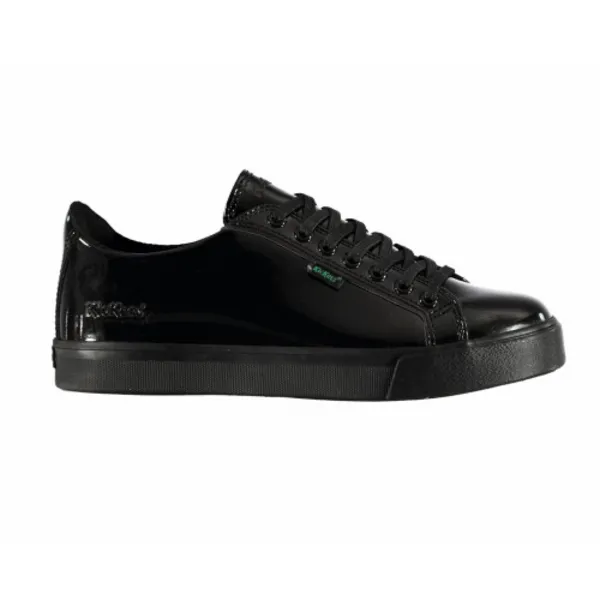Image of Kickers Black tovni lacer Girls Youth shoes Black UK 4 (EU 37)