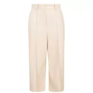 Image of Boss Boss Telita Leather Trouser - Beige