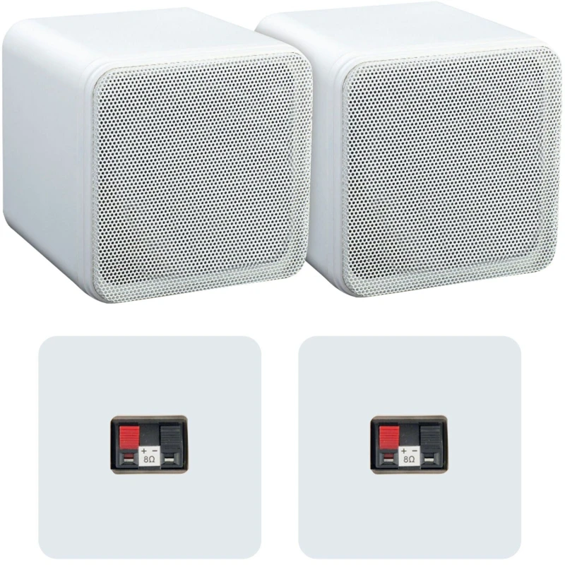 Image of Loops Wireless Bluetooth Amplifier & 80W Bookshelf Speaker Kit Surround Sound HiFi Amp Multi unisex