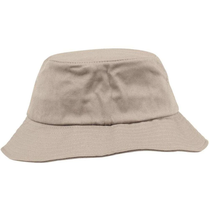 Image of Flexfit Flexfit Men Cotton Twill Bucket Hat in Khaki Khaki One Size Male 5059958730410