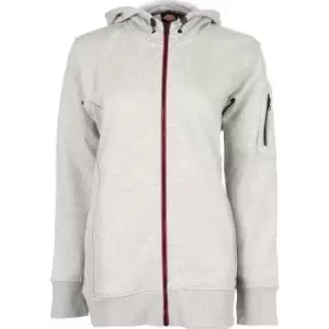 Image of Dickies Womens Performance Hoodie in Grey, Size 16 Cotton/Polyester