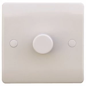 Image of ESR Sline 40-400W White 1G 2 Way 230V Electric Dimmer Switch Wall Plate