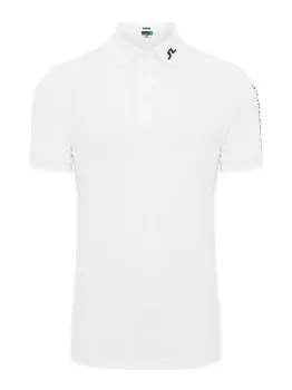 Image of J.LINDEBERG Tour Tech Reg Tx Jersey Polo Shirt Men White