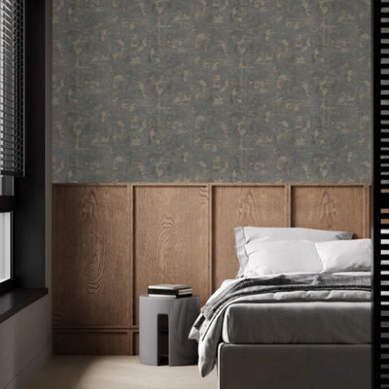 Image of Boutique Boutique Ornamental Texture Pearl Textured Plain Wallpaper in Grey Size: 10000mm_x_520mm Grey 10000mm_x_520mm Unisex 5011583666793