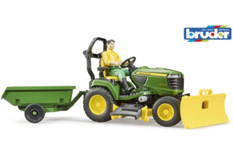 Image of Bruder Bruder 1:16 bworld John Deere Lawn tractor with tr Multi unisex 01:16