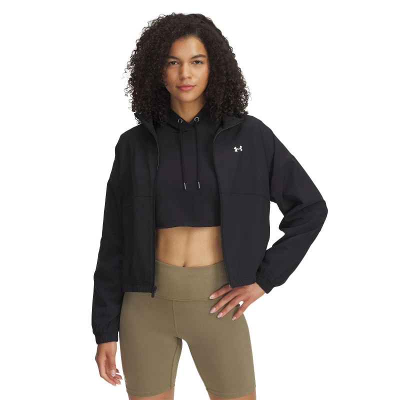 Image of Under Armour Rival Woven Jacket Women Black C001 XS