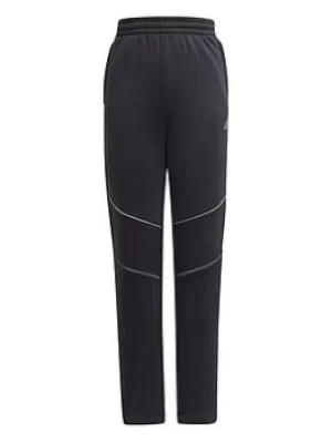 Image of adidas Junior Boys Xfg Warm Pant, Grey/Black, Size 9-10 Years