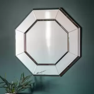 Image of Valenca Octagon Mirror, 80cm Silver