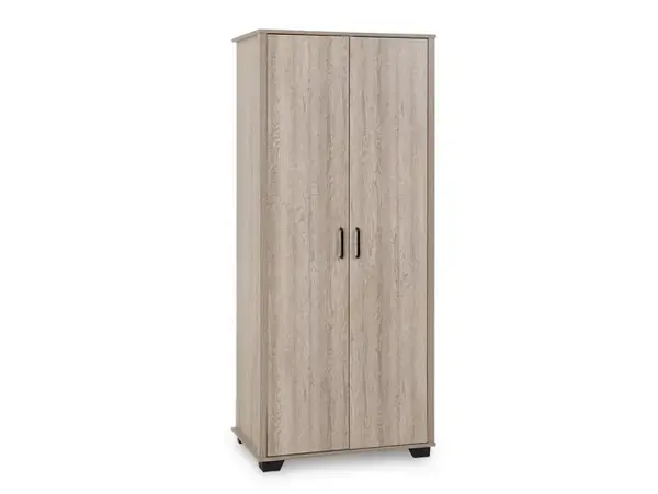 Image of Seconique Oliver Light Oak 2 Door Double Wardrobe