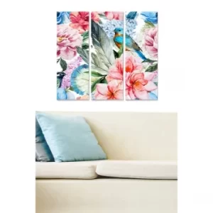 Image of MDF73632807 Multicolor Decorative MDF Painting (3 Pieces)
