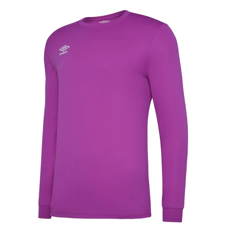 Image of Umbro Umbro Men Club Long-Sleeved Jersey in Purple Size: Small Purple S Male 5063107688675