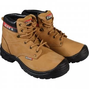 Image of Scan Mens Cougar Safety Boots Honey Size 7