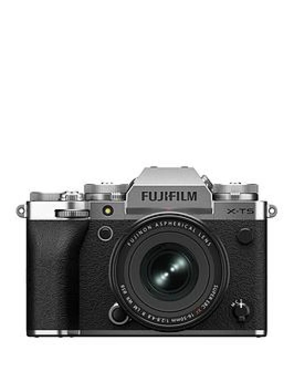 Image of Fujifilm X-T5 Mirrorless Camera with FUJINON XF 16-50 mm f/2.8-4 R LM WR Lens - Silver/Grey 4547410544107