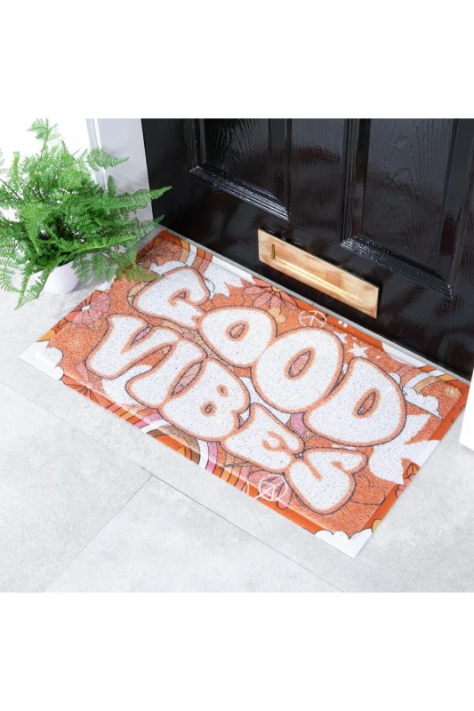 Image of Native Natural Good Vibes Doormat (70 X 40Cm)