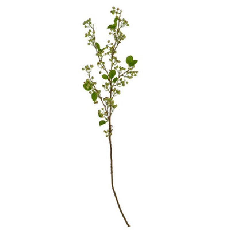 Image of Hill Interiors Mossberry Large Branch Artificial Flower - Plastic - L25 X W25 X H118cm - Green