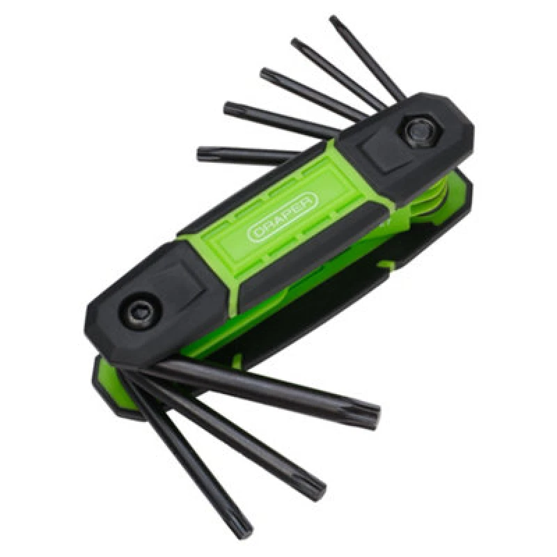 Image of Draper 31256 Folding Tx-Star Key Set (8 Piece)