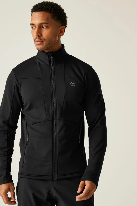 Image of Dare 2b Dare 2b Men Substratum Core Stretch Odour Elimination Insulating Midlayer in Jet Black Size: 2X-large Jet Black XXL Male 5063516214618