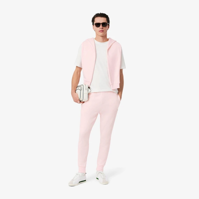 Image of Lacoste Fleece Tracksuit Bottoms Flamingo male XS