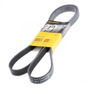 Image of GATES Poly V-Belt HYUNDAI,PEUGEOT,FIAT 6PK1670 4861928AA,5750RN,5750YH Ribbed Belt,V Ribbed Belt,Multi V Belt,Poly Belt,V-Ribbed Belts 5750ZV,55218886