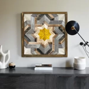 Image of TAH031 Multicolor Decorative Framed MDF Painting