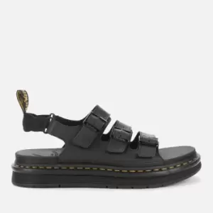Image of Dr. Martens Mens Solomon Hydro Leather Sandals - Black - UK 7