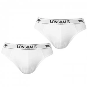 Image of Lonsdale 2Pk Brief Mens - White