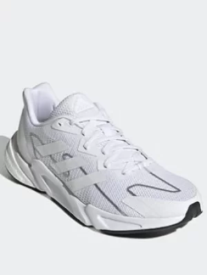 Image of adidas X9000l2 Shoes, White/Silver, Size 9.5, Women