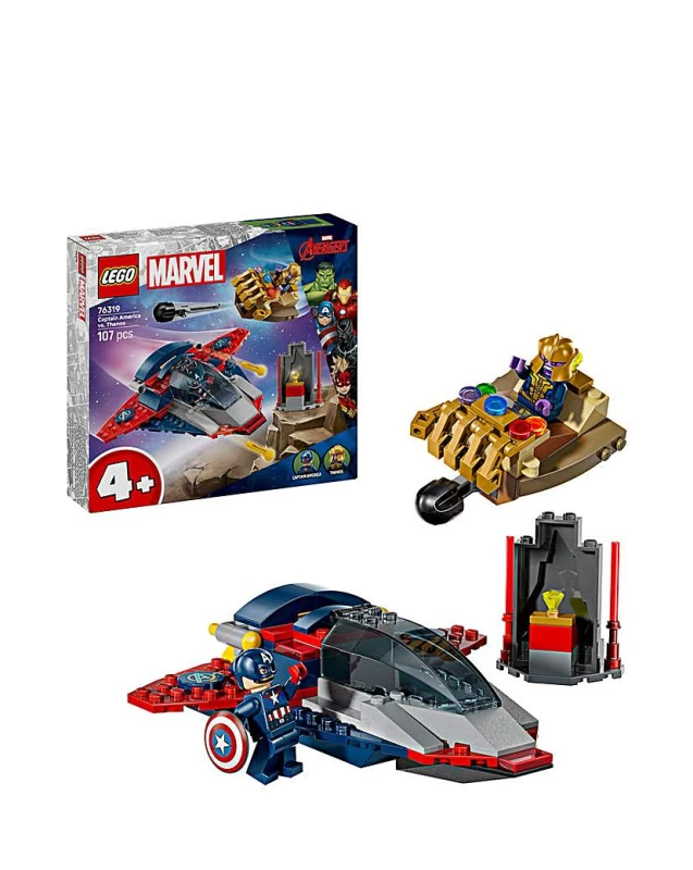 Image of LEGO Marvel Super Heroes LEGO Marvel Captain America vs. Thanos, - LEGO Marvel Super Heroes Male TC77001