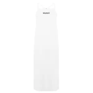 Image of Hugo Pure Terry Dress - White