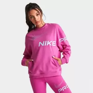 Image of Womens Nike Dri-FIT Get Fit Pro Crewneck Sweatshirt
