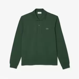 Image of Lacoste Long Sleeve Polo - Green