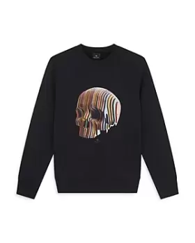 Image of Ps Paul Smith Organic Cotton Skull Graphic Sweatshirt