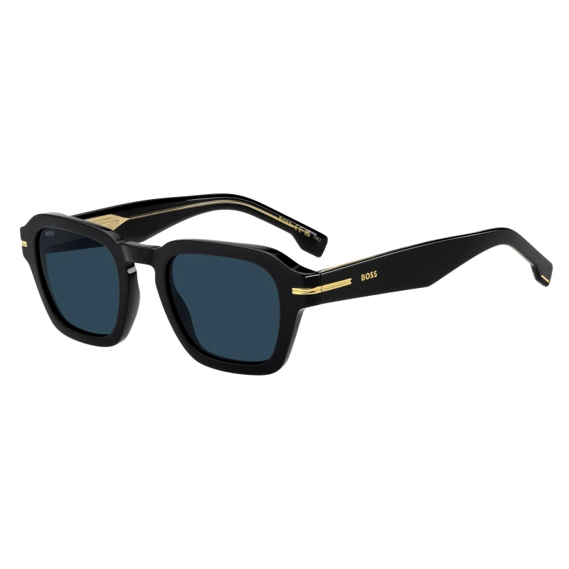 Image of Boss Mens Round Sunglasses Black male One Size