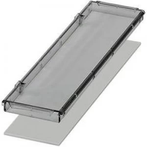 Image of DIN rail casing lid 45 x 161.6 x 8 Polycarbonate PC Transp
