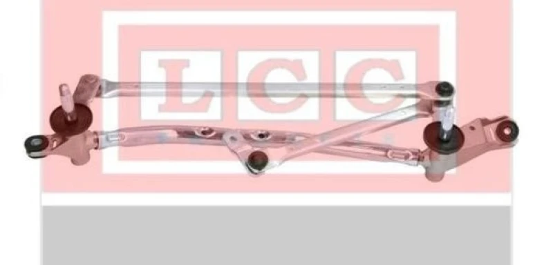 Image of LCC LCC3142 Wiper Linkage Front, without electric motor, for left-hand drive vehicles Wiper Linkage (300)