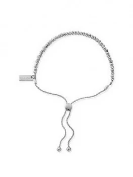 Image of Chlobo Chlobo Sterling Silver Dainty Mini Disc Pumpkin Adjuster Bracelet