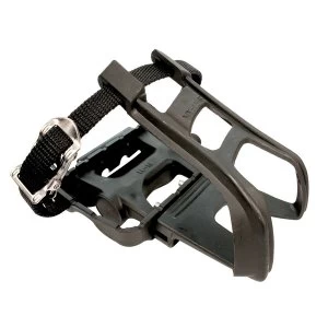 Image of ETC Resin MTB Pedals Inc Toe Clips and Straps 9/16