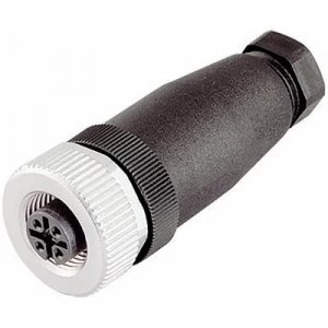 Image of Sensor actuator connector M12 Socket straight No. of pins RJ