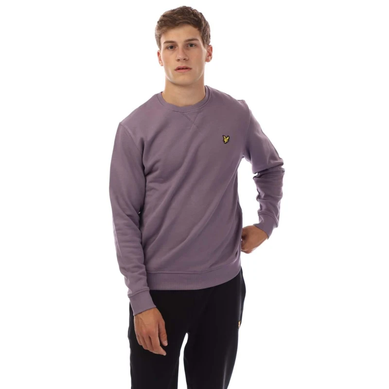 Image of Lyle and Scott Crewneck Sweatshirt Purple male XS