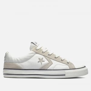 Image of Converse Mens Canvas/Suede Star Player Ox Trainers - Vaporous Grey - UK 11