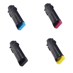 Image of Dell 593BBR Original Extra High Capacity Black & Colour Toner Cartridge 4 Pack