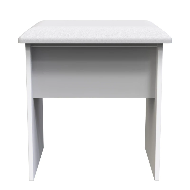 Image of Sussex White Dressing Table Stool