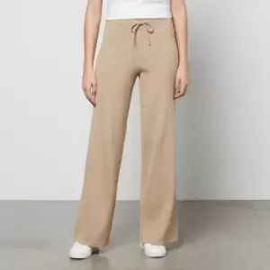 Image of Tommy Hilfiger Cotton-Blend Ribbed-Knit Trousers - M