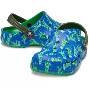 Image of Crocs Baya Graphic Clogs - Blue