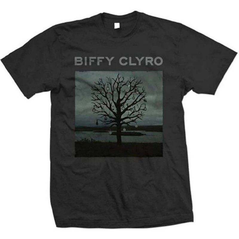 Image of Biffy Clyro Mens Chandelier Cotton T-Shirt in Black Size: Large Black Male L
