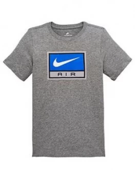 Image of Nike Older Boys Air Tee Grey Size M10 12 Years