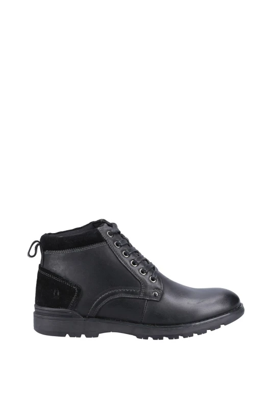 Image of Hush Puppies Hush Puppies Men Dean Boot in Black Size: 8 Black 8 Male 5038600707062