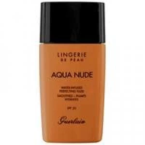 Image of Guerlain Lingerie de Peau Aqua Nude Foundation SPF20: 06W Tres Fonce Dore 30ml / 1 fl.oz.