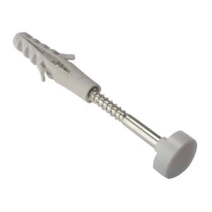 Image of ForgeFix W.C. Fixing Kit White Cap M6 x 80mm (1 Pair)